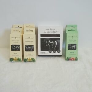 SERENE House Car Scent Vent Clip With 1 Device & 21 Scented Refills